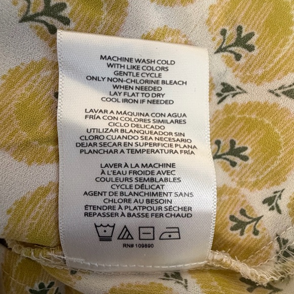 Melissa McCarthy Boho Floral Pintuck Tunic Top 2X Cottagecore Feminine Coastal - Picture 8 of 11